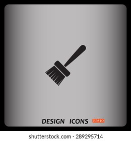 Black icon on black background.