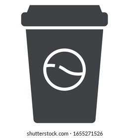 black icon on white background