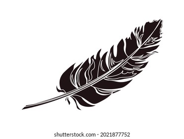 Black icon of a pen on white background.
