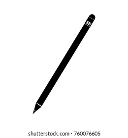 black icon pencil cartoon