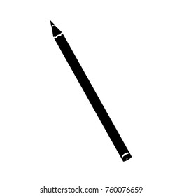 black icon pencil cartoon