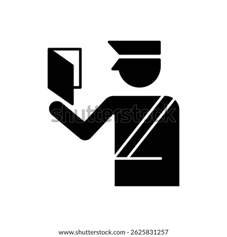 Black icon set for custom clearance process