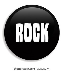 black icon or web button with sign