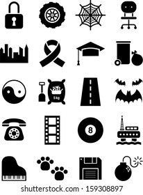 Black icons