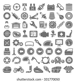 Black Icons - Car and Motorcycle Parts