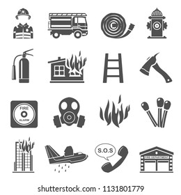Similar Images, Stock Photos & Vectors of Vintage firefighting elements