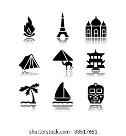 Black icons set 22