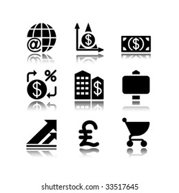 Black icons set 23