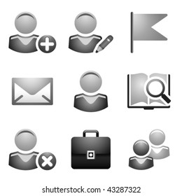 Black icons for website 1
