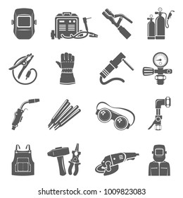 Black Icons - Welding Equipment