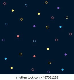 Black illustration for wallpaper, or background, geometrical on black background