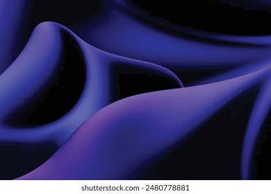 Black, indigo color combination mesh type gradient background design.