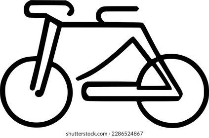 icono de la línea ebici individual negra , simple bicicleta eléctrica diseño plano amigable con el medio ambiente pictograma vector , infografía para el logo de la aplicación web botón ui ux elementos de interfaz aíslar sobre fondo blanco