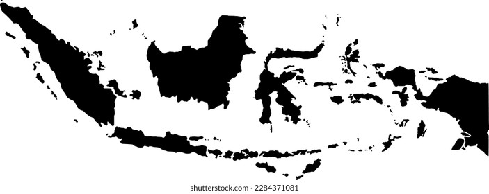 fondo del mapa de Indonesia negra, perfecto para oficinas, carteles, páginas de aterrizaje, fondos, fondos de escritorio y más