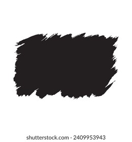 Black ink art strokes brush paint