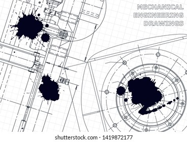 Black Ink. Blots. Mechanical. Instrument-making