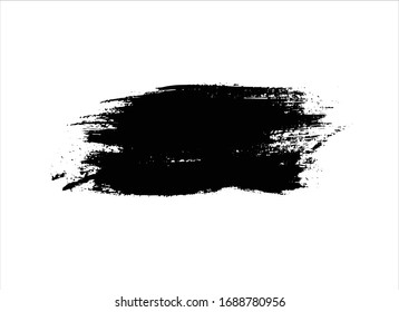 fondo de trazo de pincel negro