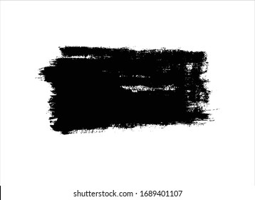 black ink brush stroke background