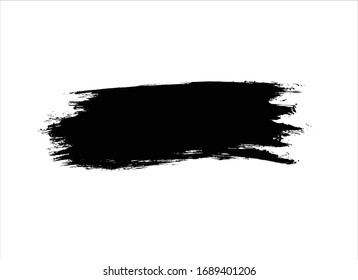 black ink brush stroke background