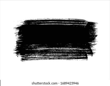 black ink brush stroke background