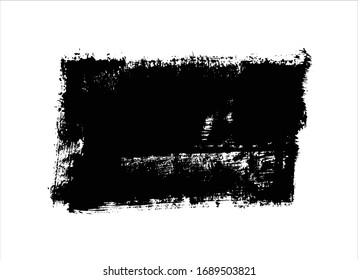 fondo de trazo de pincel negro