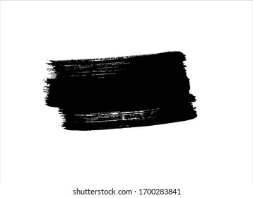 black ink brush stroke background