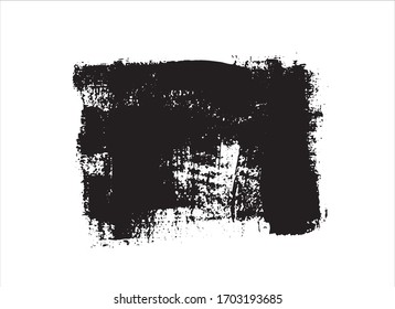 black ink brush stroke background