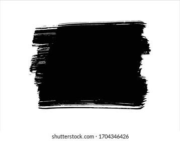 black ink brush stroke background