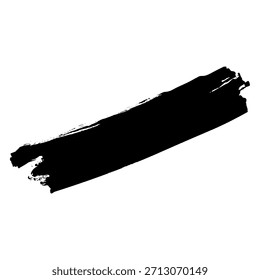 Trazos de pincel de tinta negra y blobs geniales para fondos de texto