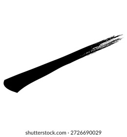 Los trazos de pincel de tinta negra y los blobs se pueden utilizar para los diseños