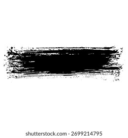 Las pinceladas de tinta negra crean un fondo grunge único para el uso del texto.