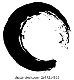 Las pinceladas de tinta negra crean un fondo artístico con textura ideal para los diseños.