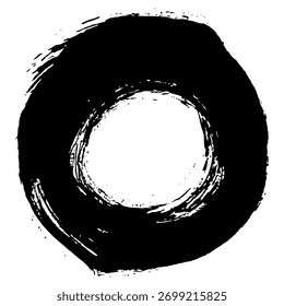 Las pinceladas de tinta negra crean texturas únicas para diseños con temática grunge.