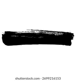 Os traçados de pincel de tinta preta criam um elemento de design versátil com tema grunge.