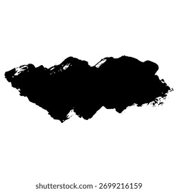 Las pinceladas de tinta negra crean texturas versátiles para proyectos temáticos grunge.