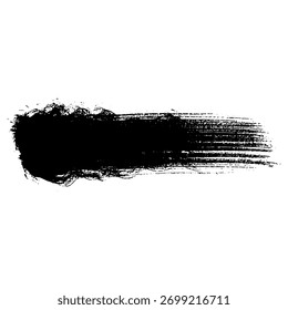 Las pinceladas de tinta negra crean un fondo versátil para diseños con temática grunge.