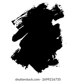 Las pinceladas de tinta negra crean un fondo texturizado perfecto para estilos grunge.