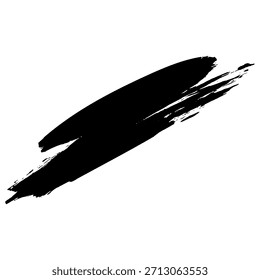 Trazos de pincel de tinta negra para crear un fondo adecuado para el trabajo de diseño grunge