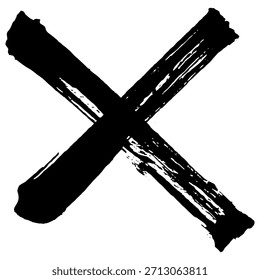 Trazos de pincel de tinta negra para crear un fondo grunge adecuado para diseños