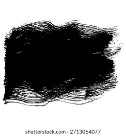 Pinceladas de tinta negra para crear patrones para temas de diseño