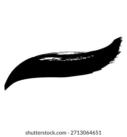 Pinceladas de tinta negra para crear fondos únicos para usos