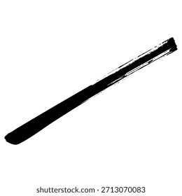 Black ink brush strokes to create a unique grunge design background layer