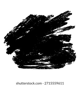 Trazos de pincel de tinta negra para crear un fondo texturizado adecuado para diseños