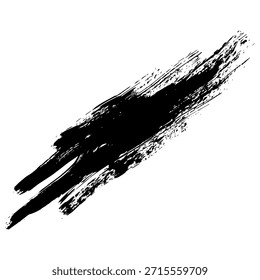 Trazos de pincel de tinta negra para crear un fondo texturizado para diseños