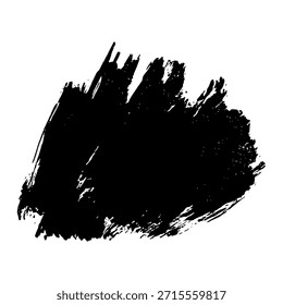 Pinceladas de tinta negra para crear un fondo grunge para diseños