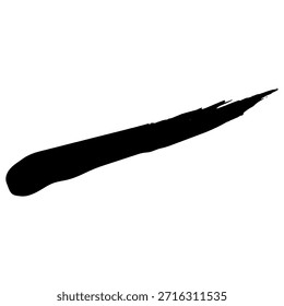 Pinceladas de tinta negra para crear un aspecto texturizado adecuado para fondos y diseños