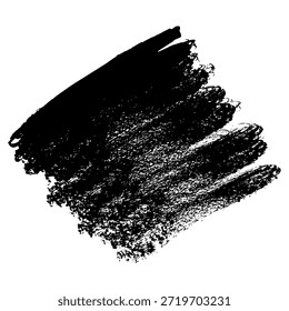 Schwarze Pinselstriche mit einem Handwerkzeug für Texthintergründe