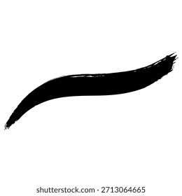 Black ink brush strokes designed for use as text backgrounds