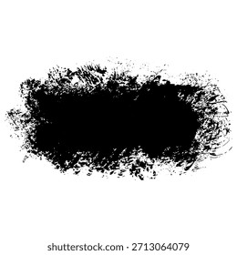 Pinceladas de tinta negra adecuadas para fondos