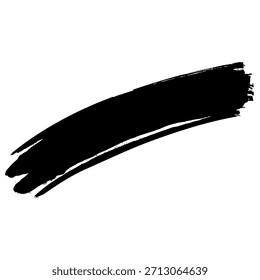 Pinceladas de tinta negra adecuadas para fondos
